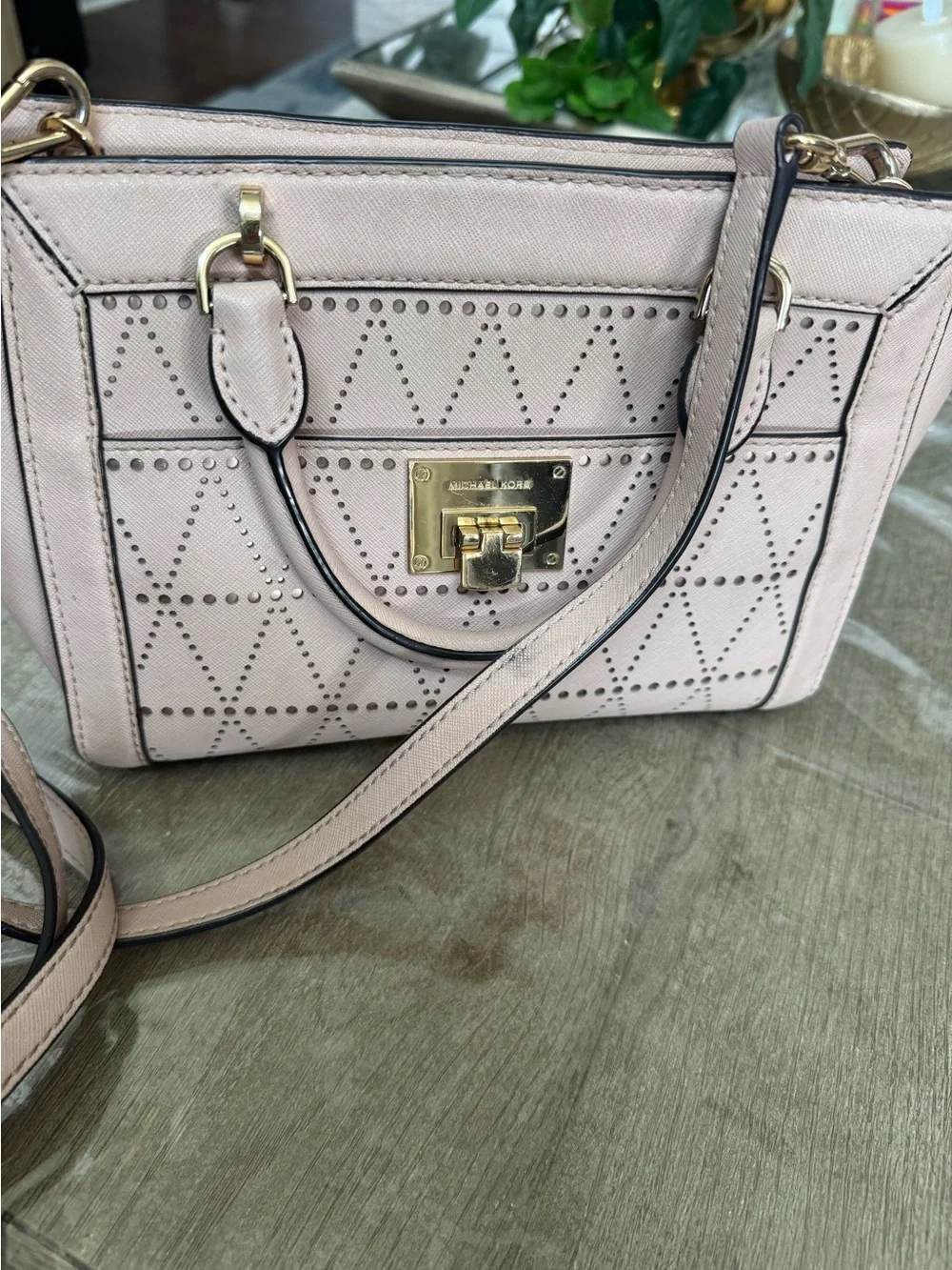 Michael Kors Pink Satchel crossbody bag